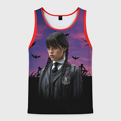 Мужская майка без рукавов Wednesday Addams