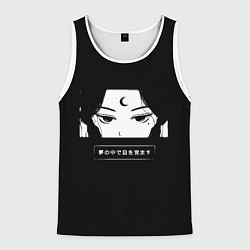 Майка-безрукавка мужская Девочка луна - Сейлор Мун, цвет: 3D-белый