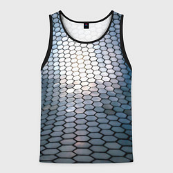 Майка-безрукавка мужская Кольчуга доспехи среднивековья, цвет: 3D-черный