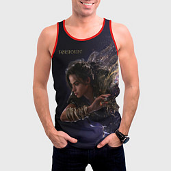 Майка-безрукавка мужская Forspoken, цвет: 3D-красный — фото 2