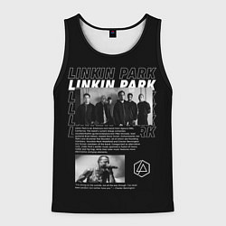 Майка-безрукавка мужская Linkin Park Chester Bennington, цвет: 3D-черный
