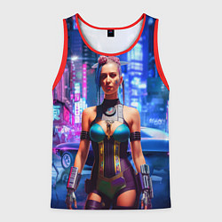 Мужская майка без рукавов Cyberpunk 2077 - neural network