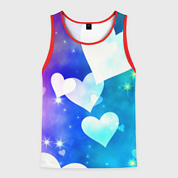 Мужская майка без рукавов Dreamy Hearts Multicolor