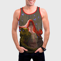 Майка-безрукавка мужская Маления из Elden Ring, цвет: 3D-красный — фото 2