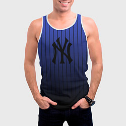 Майка-безрукавка мужская New York Yankees, цвет: 3D-белый — фото 2