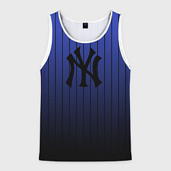 Майка-безрукавка мужская New York Yankees, цвет: 3D-белый