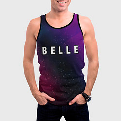 Майка-безрукавка мужская Belle gradient space, цвет: 3D-черный — фото 2