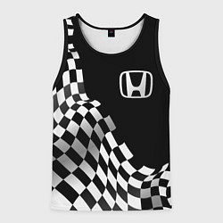 Мужская майка без рукавов Honda racing flag