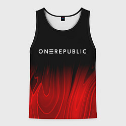 Мужская майка без рукавов OneRepublic red plasma