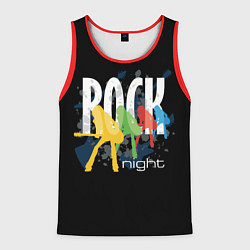 Майка-безрукавка мужская Rock Night, цвет: 3D-красный