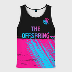 Мужская майка без рукавов The Offspring - neon gradient: символ сверху