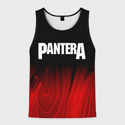 Майка-безрукавка мужская Pantera red plasma, цвет: 3D-черный