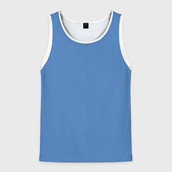 Майка-безрукавка мужская Blue Perennial, цвет: 3D-белый