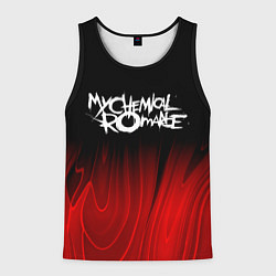 Майка-безрукавка мужская My Chemical Romance red plasma, цвет: 3D-черный