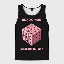 Майка-безрукавка мужская Blackpink Square up, цвет: 3D-черный