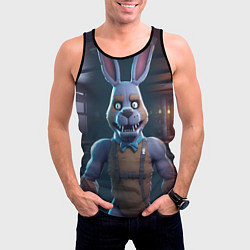 Майка-безрукавка мужская Электрический Бонни, цвет: 3D-черный — фото 2