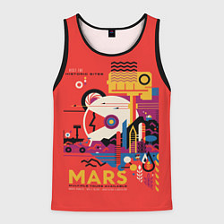 Майка-безрукавка мужская Марс - Нато, цвет: 3D-черный