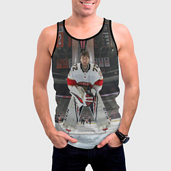 Майка-безрукавка мужская Sergey Bobrovsky - Florida panthers - hockey, цвет: 3D-черный — фото 2