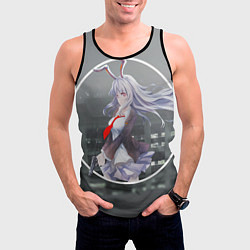 Майка-безрукавка мужская Touhou Project Рейсен Удонгейн Инаба, цвет: 3D-черный — фото 2
