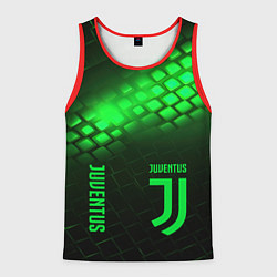 Мужская майка без рукавов Juventus green logo neon