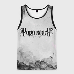 Майка-безрукавка мужская Papa Roach grey, цвет: 3D-черный