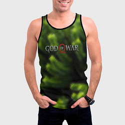 Майка-безрукавка мужская God of war scandinavia, цвет: 3D-черный — фото 2