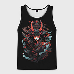 Майка-безрукавка мужская Girl of samurai, цвет: 3D-черный