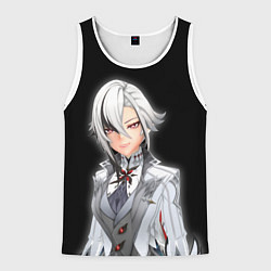 Майка-безрукавка мужская Arlecchino, цвет: 3D-белый