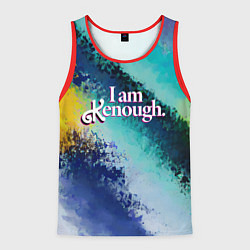 Майка-безрукавка мужская Мем из фильма Барби - тай-дай, цвет: 3D-красный