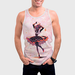 Майка-безрукавка мужская Балерина в Хэллоуин, цвет: 3D-белый — фото 2