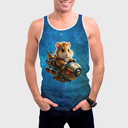 Майка-безрукавка мужская Хомялёт, цвет: 3D-белый — фото 2