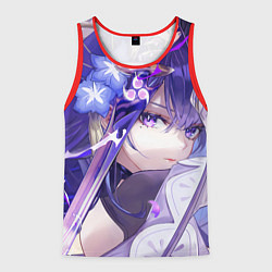 Майка-безрукавка мужская Genshin Impact Райден, цвет: 3D-красный