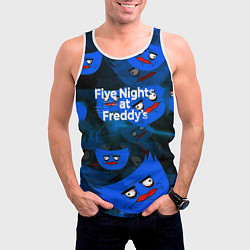 Майка-безрукавка мужская Huggy Wuggy x Five Nights at Freddys, цвет: 3D-белый — фото 2
