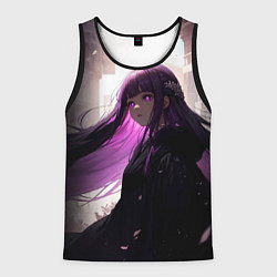 Майка-безрукавка мужская Фрирен из аниме, цвет: 3D-черный