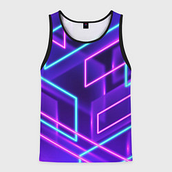 Мужская майка без рукавов Neon Geometric