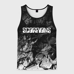Майка-безрукавка мужская Scorpions black graphite, цвет: 3D-черный
