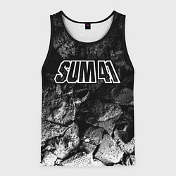 Майка-безрукавка мужская Sum41 black graphite, цвет: 3D-черный