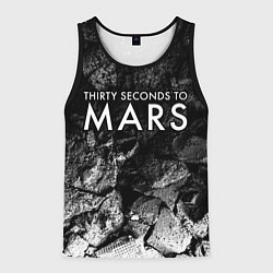 Майка-безрукавка мужская Thirty Seconds to Mars black graphite, цвет: 3D-черный