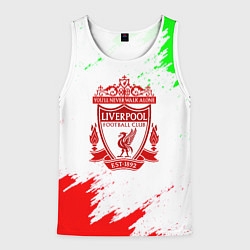 Майка-безрукавка мужская Liverpool краски спорт, цвет: 3D-белый