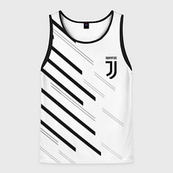 Майка-безрукавка мужская Juventus sport geometry, цвет: 3D-черный