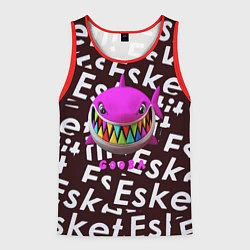 Майка-безрукавка мужская Esskeetit logo pattern, цвет: 3D-красный