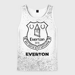 Майка-безрукавка мужская Everton с потертостями на светлом фоне, цвет: 3D-белый