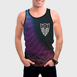 Майка-безрукавка мужская Sevilla футбольная сетка, цвет: 3D-черный — фото 2