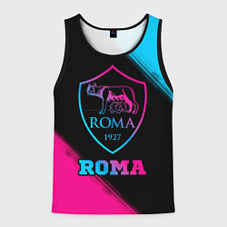 Майка-безрукавка мужская Roma - neon gradient, цвет: 3D-черный