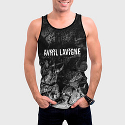 Майка-безрукавка мужская Avril Lavigne black graphite, цвет: 3D-черный — фото 2