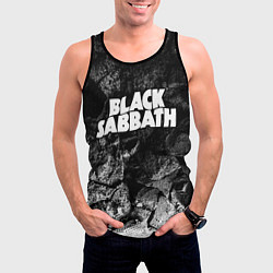 Майка-безрукавка мужская Black Sabbath black graphite, цвет: 3D-черный — фото 2