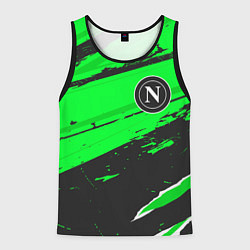 Майка-безрукавка мужская Napoli sport green, цвет: 3D-черный