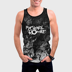 Майка-безрукавка мужская My Chemical Romance black graphite, цвет: 3D-черный — фото 2