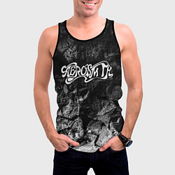 Майка-безрукавка мужская Aerosmith black graphite, цвет: 3D-черный — фото 2