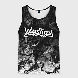 Мужская майка без рукавов Judas Priest black graphite